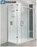 Vidrio Templado de Alta Resistencia YUNTAI, Aprobado por ISO, para Ventanas de Baños, Puertas, Divisiones de Vidrio e Instalaciones de Tragaluces