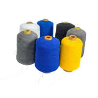 Haute qualité 100 # Fil élastique en polyester 7575 recouvert de caoutchouc naturel pour le tricot de chaussettes