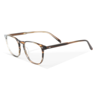 Montures optiques en acétate faites à la main, style ultra-léger et fin, pour chaînes optiques de marques de luxe, faible MOQ