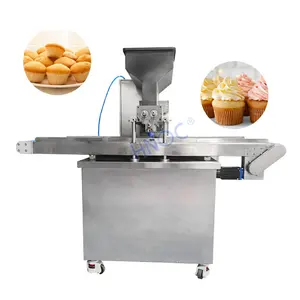 Hnoc tiết kiệm chi phí lao động cốc nhỏ bánh làm cho máy cupcake muffin người gửi tiền điền vào máy