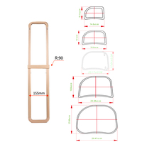 Chariot à tige rétractable télescopique de mode de luxe petites pièces de chariot à bagages de rechange sûres accessoires de voyage pour rimowa