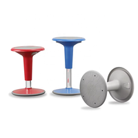 Tabouret à bascule pneumatique réglable en hauteur en plastique moderne pour enfants - Conception ergonomique écologique pour salle de classe, gymnase, parc, maison