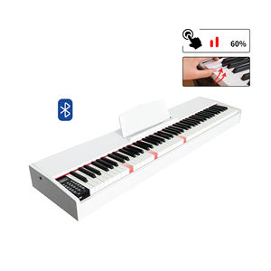 Clavier électronique MIDI en bois BD MUSIC BD-885D 88 touches sensibles au toucher, 200 sons, haut-parleur intégré - Orgue numérique - Product Image 1