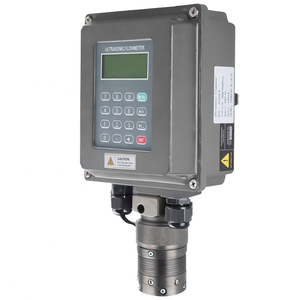 4-20mA RS485 Portable Variable Area Water Flow Meter OEM <b>Clamp</b>-On DN32mm-6000mm - Product Image 2