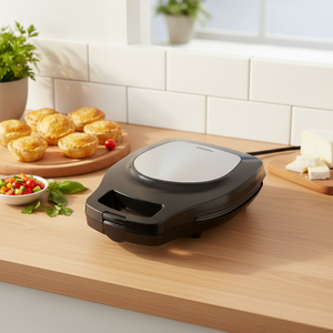 Mini-appareil à empanadas domestique, température réglable pour galettes de maïs, œufs, <span class=keywords><strong>petit</strong></span>-déjeuner automatique, machine à crêpes et arepas 6 tranches - Product Image 6