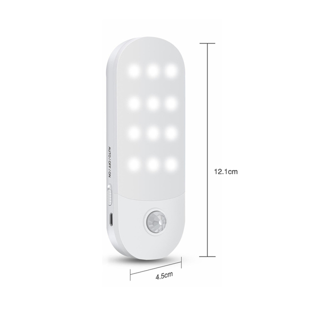 Wireless Rechargeable Led Sensor Light for Kitchen Cabinet Light Motion and Light Sensor