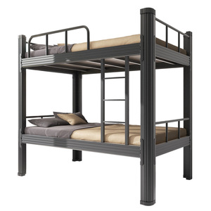 Yinghuang <b>Bunk</b> <b>Bed</b> 2000*900*1800 Steel Frame Double Layer Dormitory <b>Bed</b> With Storage Space For School Use - Product Image 2
