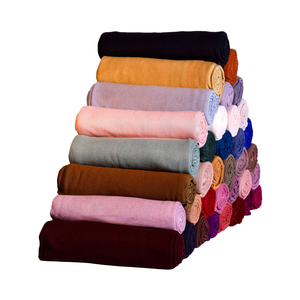 Lenço Longo de Modal de Algodão de Alta Qualidade 170*60cm 160g para Mulheres Muçulmanas Turbante Lenços de Alta Qualidade - Product Image 4