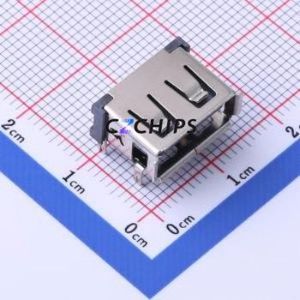 912-312A2022S10100 USB <b>Connector</b> SMD <b>Connector</b> ( <b>Connector</b> Type: Type-A )( Protocol Standard: USB 2.0 )( Gender: Female ) - Product Image 1