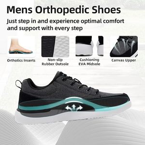 <span class=keywords><strong>Scarpe</strong></span> <span class=keywords><strong>da</strong></span> Corsa Ortopediche <span class=keywords><strong>per</strong></span> Diabetici, Sneakers Traspiranti Leggere con Lacci <span class=keywords><strong>per</strong></span> Fascite Plantare e Sollievo dal Dolore al Tallone - Product Image 6