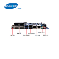 FP-710 double Lan 8845HS double canal DDR5 M 2 PCIe 4X 6 COM 8 USB TPM2.0 AMD carte mère industrielle pour systèmes embarqués