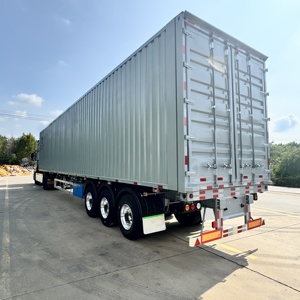 Side-<strong>Opening</strong> Wing Van Truck with Steel Material <strong>Container</strong> Semi-Trailer 3-Axle Bulk Cargo <strong>Transport</strong> Over 30T Payload - Product Image 3