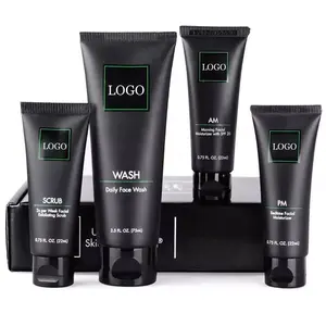 Eigenmarke Herren Hautpflege produkte OEM Vegan Bio Repair Feuchtigkeit spendende Akne Anti Aging Hautpflege Set für Männer