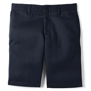 School Uniform Boys Active Chino Shorts Plain Front Blend School Shorts