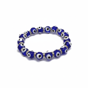 Mode perlée mauvais œil pour bracelet - Product Image 2
