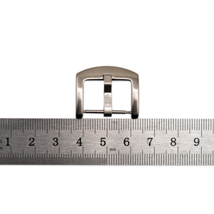 Hebilla de presión al por mayor para correas de reloj de silicona, de acero inoxidable, de 14 mm a 26 mm, en negro y plata, hebilla metálica para reloj - Product Image 6