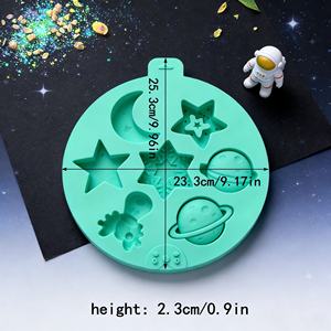 Molde de Silicona para Pastel Personalizado al por Mayor, de Alta Calidad, Promocional, con Forma de Árbol de Navidad, Papá Noel y Muñeco de Nieve, para Utensilios de Cocina - Product Image 3