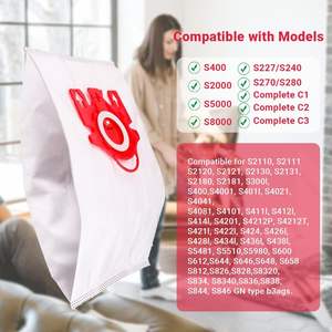 Reemplazo de bolsas de polvo 3D Airclean para <span class=keywords><strong>Miele</strong></span> FJM Vacuum Compact C2 C1 Complete C1 S241 S290 S300i S500 S700 S4 S6 Series - Product Image 3