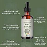 Gouttes liquides pour adultes à base d'extrait de racine de Maca, de bergamote, de levure de riz rouge, de corossol, de vitamine B, de racine de betterave et de L-Arginine – Meilleures ventes