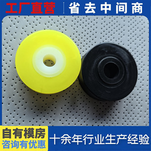 Roues revêtues de polyuréthane Ky-188 042 à faible bruit, taille personnalisable pour usage industriel - Product Image 4