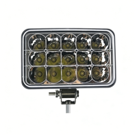 6 Inch 45W Rectangle B LED Work Light IP68 Waterproof 12-48V 3000 Lumens High/Low Beam Auxiliary Driving Lamp Offroad Car Truck