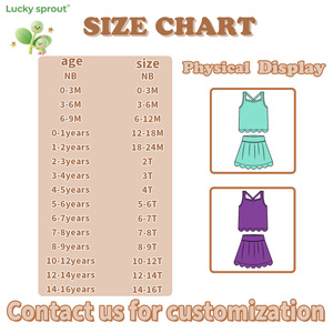 Casual Summer Set for Girls Newborn Infant Toddler Pastel Solid Pattern Scallop Tshirt &amp; <strong>Skirt</strong> with Scalloped Hem - Product Image 4