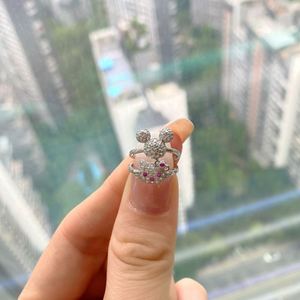 Anillos de Plata de Ley 925 con Circonita Cúbica 5A de Dylam, Disponibles en Stock, Sin Pedido Mínimo, Talla Pequeña, Diseño de Hello Kitty, Tallas 1-3, para Uso Diario, para Bebés - Product Image 2