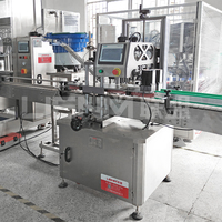 Machine de capsulage automatique de haute qualité avec bouteilles de vis de machine de capsulage continu d'alimentation