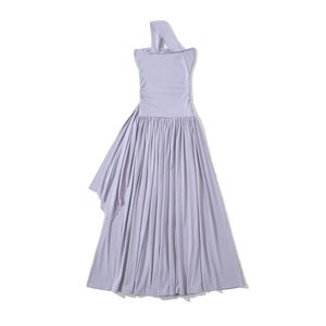 Vestidos Asimétricos Sexys con Hombros Descubiertos y Volantes para Mujer, a la Moda - Product Image 4