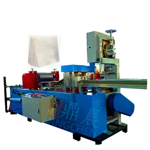 Good Price Two Color Printing Embossing Napkin Paper Making Folding Machine