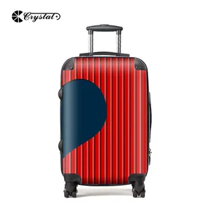 Customized design hot sale colorful pc material lightweight toto travel luggage for teenagers