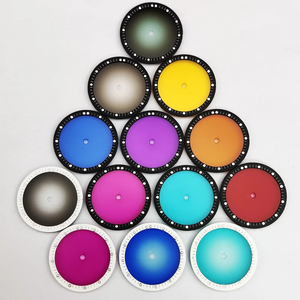 Esfera de Reloj Personalizada OEM de 28.5mm, Transparente, Multicolor, Luminosa, con Anillo de Capítulo para NH35 NH36 NH38 NH70 - Product Image 3