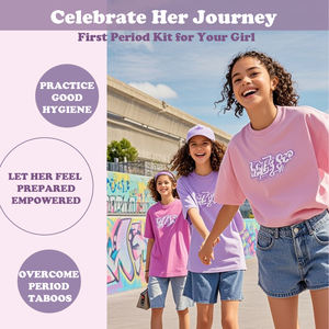 Produits tout-en-un pour la vie quotidienne, avec une pochette hygiénique à faible coût pour les filles, kit de première période, coffret cadeau, kit de règles - Product Image 5