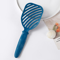 Outil de coiffage pour cheveux en nylon Gmagic, noir, à ventilation incurvée, pour un démêlage à domicile, pour un séchage plus rapide, brosse à cheveux de 25 cm de long