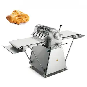 top list Small Table Top Electric Professional Puff Pastry Bread Croissant Counter Machine For Bake Dough Sheeter