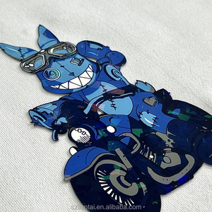 Tùy chỉnh 3D lớn lên Silicone truyền nhiệt Sticker in nhãn quần áo cho T-Shirts Giày túi sử dụng màn hình lụa - Product Image 3