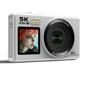 Caméra de poche 5K S150PRO 80MP Zoom 18X Écran IPS+secondaire 2,8'' Mise au point automatique WiFi Webcam Filtres Beauté Flash Streaming et Enregistrement - Product Image 4