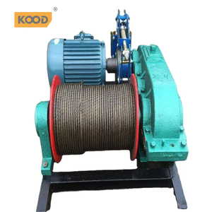 Cavo di ancoraggio idraulico elettrico tirante verricello elettr verricello in acciaio doppio tamburo 220-480 Volt Par Supply 1 Ton M5 1 anno CN; Mozzo - Product Image 1
