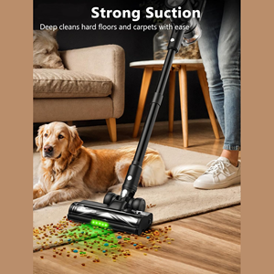Aspirateurs pour la maison et l'hôtel, rechargeables, batterie 2500 mAh, anti-emmêlement, chargement <span class=keywords><strong>mural</strong></span>, surface sèche, filtre HEPA, poils d'animaux - Product Image 3