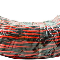 Cable Flexible de Par Trenzado RVS, Tamaños 2x0.75, 2x1.0, 2x1.5, Núcleo Trenzado Rojo y Negro para Cableado de Sistemas PA, Fácil Instalación en Conductos
