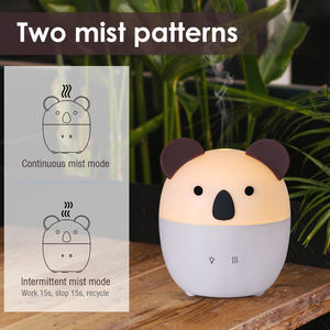 <span class=keywords><strong>Mejor</strong></span> venta 160ml USB Koala Aroma difusor bebé lindo dibujos animados aromaterapia difusores <span class=keywords><strong>humidificador</strong></span> de niebla fría - Product Image 3