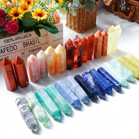 Obélisques en cristal poli Kindfull, pierres de guérison en améthyste, pointes de cristal, tours de cristal de quartz naturel – Vente chaude