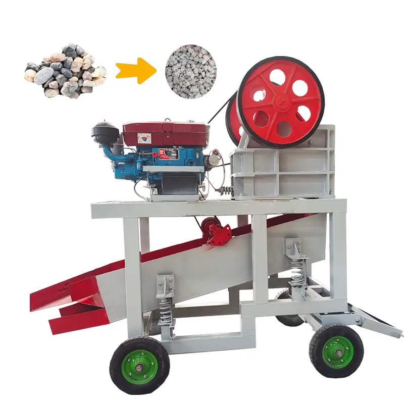 Nieuwe 2Mm Stenen Crusher Met Ac Motor En Plc Kerncomponenten Voor Fabrieken Boerderijen India Poeder Stone Crusher