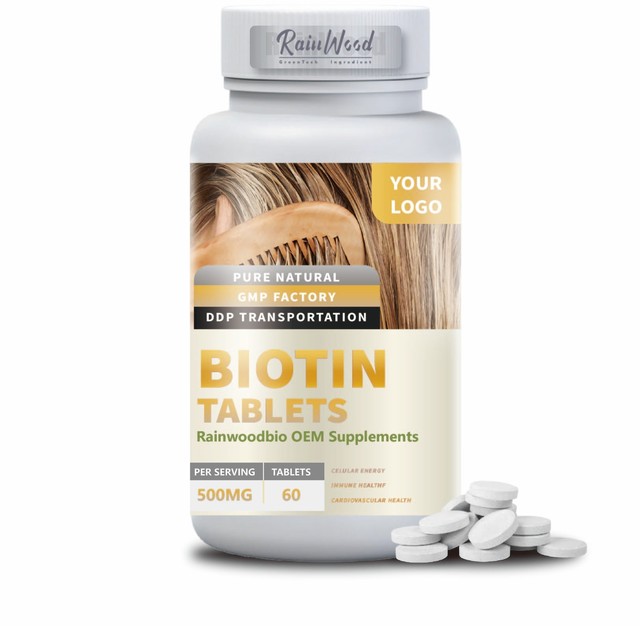 Private Label Biotin Tablets Top Grade Heathcare Supplement Biotin Tablets for Hair Growth