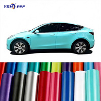 Film de protection de peinture YSH anti-rayures auto-réparateur finition brillante gris anthracite TPU PPF en rouleau