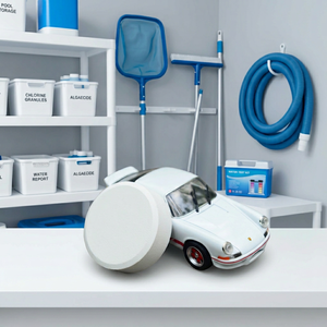 Nouvelle technologie, comprimé de <span class=keywords><strong>chlore</strong></span> à libération lente de 200 g, blanc éclatant, diamètre 7,5 mm, pureté 99 %, pour l'entretien saisonnier des piscines - Product Image 2