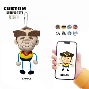 DIXIN--OEM ODM <span class=keywords><strong>Promotion</strong></span> Cute Mini Baumwolle Plüschtiere Kawaii Maskottchen Anhänger Soft Toys Profession elle Custom Plüsch Schlüssel anhänger - Product Image 2