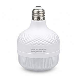 Bombilla LED de Emergencia Recargable con Control Táctil, 20W, Base E27, Batería de 1800mAh, 6500K, Blanco Frío, IP54, Resistente a Salpicaduras, Lámpara Portátil - Product Image 1