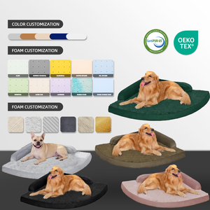 Letti per Cani Ortopedici di Lusso in Memory Foam Personalizzati, Vendita all'Ingrosso, Copertura Rimovibile Lavabile e Impermeabile - Product Image 2