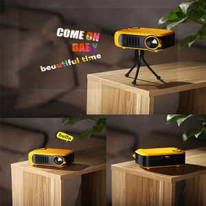 Miniproyector para cine en casa, 1000 lúmenes, 1080, barato, venta al por mayor - Product Image 3